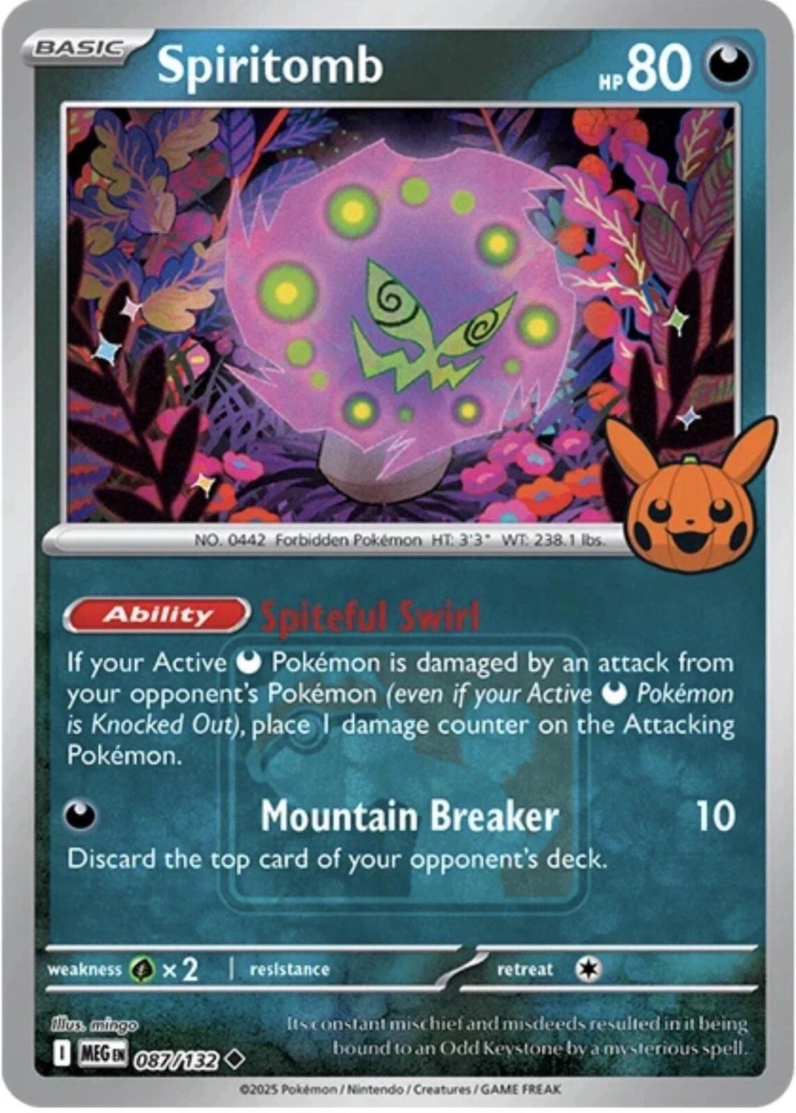 Spiritomb (087/132) (Trick or Trade Stamped) [Miscellaneous Cards] | Card Citadel