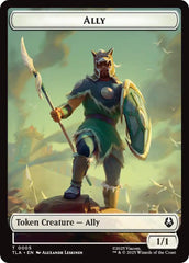 Ally (0005) // Clue (0014) Double-Sided Token [Avatar: The Last Airbender Tokens] | Card Citadel