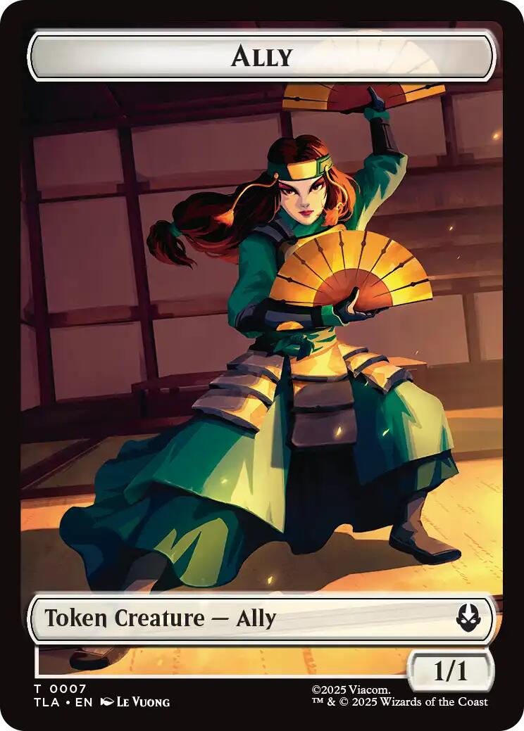 Ally (0007) // Clue (0018) Double-Sided Token [Avatar: The Last Airbender Tokens] | Card Citadel