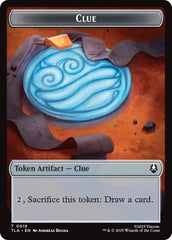 Ally (0007) // Clue (0018) Double-Sided Token [Avatar: The Last Airbender Tokens] | Card Citadel