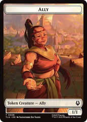 Ally (0008) // Clue (0016) Double-Sided Token [Avatar: The Last Airbender Tokens] | Card Citadel