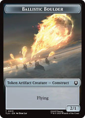 Ballistic Boulder // Soldier (0011) Double-Sided Token [Avatar: The Last Airbender Tokens] | Card Citadel