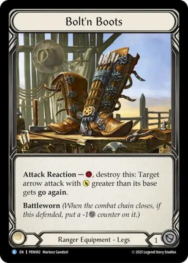Bolt'n Boots [PEN082] (Compendium of Rathe)  Cold Foil | Card Citadel