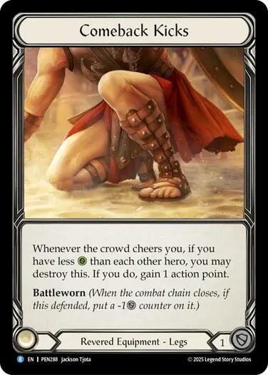 Comeback Kicks [PEN288] (Compendium of Rathe)  Cold Foil | Card Citadel