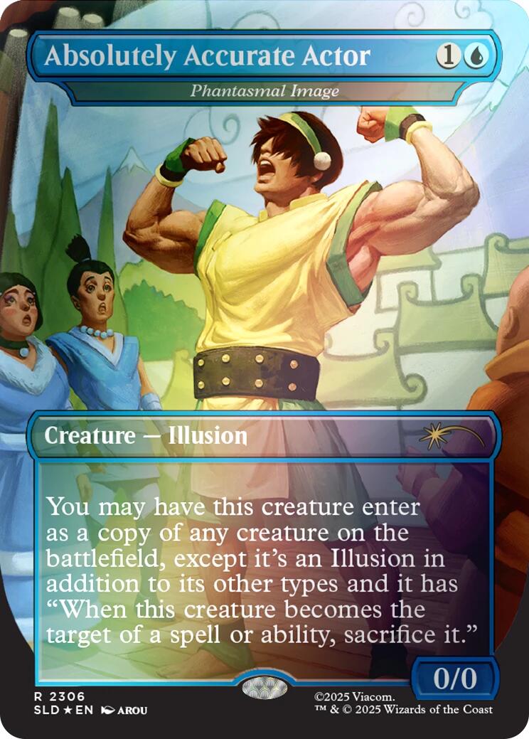 Absolutely Accurate Actor - Phantasmal Image (Rainbow Foil) [Secret Lair Drop Series] | Card Citadel
