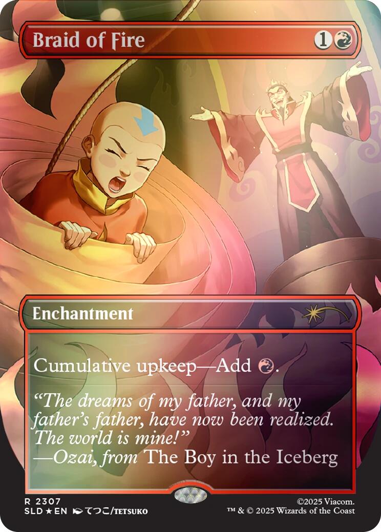 Braid of Fire (2307) (Rainbow Foil) [Secret Lair Drop Series] | Card Citadel