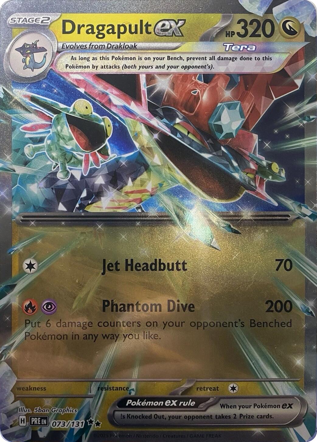 Dragapult ex (073/131) (Jumbo Card) [Scarlet & Violet: Prismatic Evolutions] | Card Citadel