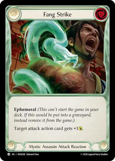 Fang Strike // Slither [NUU028/NUU029] (Part the Mistveil Nuu Blitz Deck) | Card Citadel