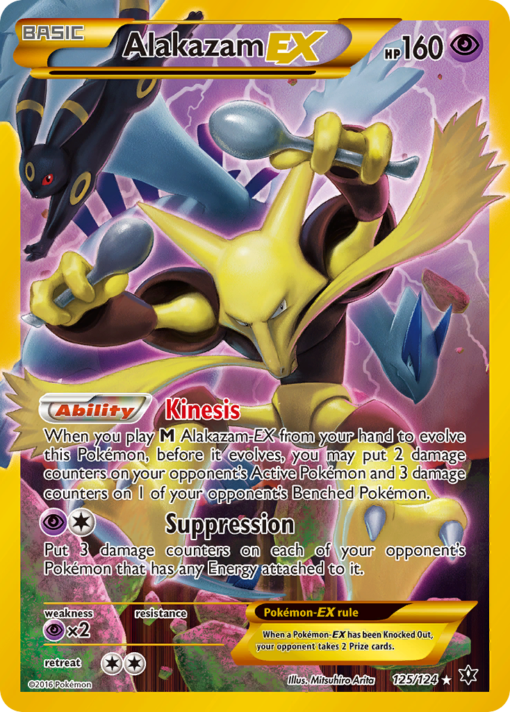 Alakazam EX (125/124) [XY: Fates Collide] | Card Citadel