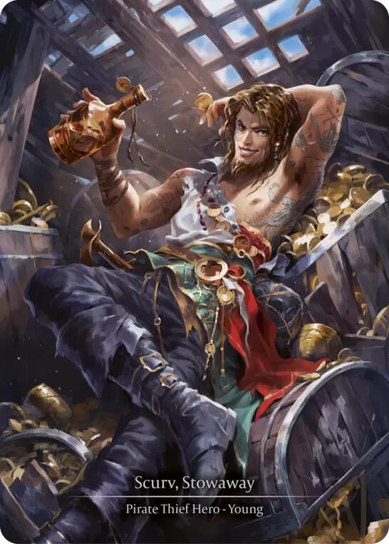 Scurv, Stowaway [HER143] (Promo)  Cold Foil | Card Citadel