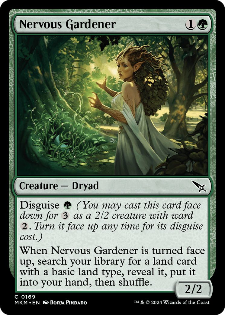 Nervous Gardener [Murders at Karlov Manor] | Card Citadel