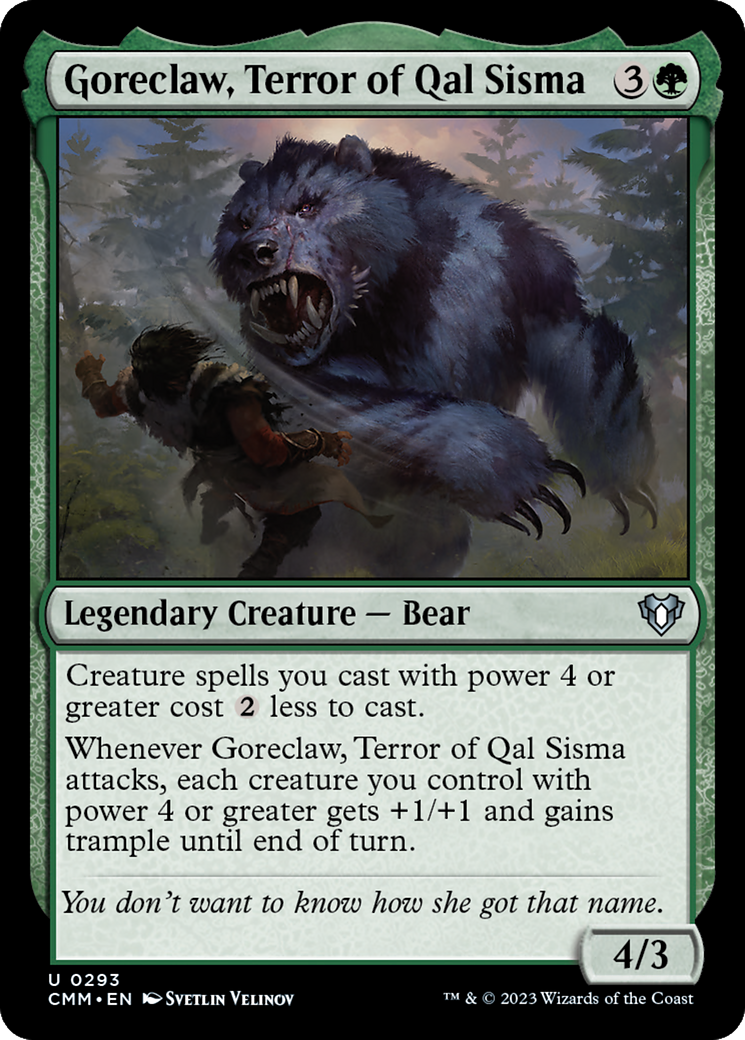 Goreclaw, Terror of Qal Sisma [Commander Masters] | Card Citadel