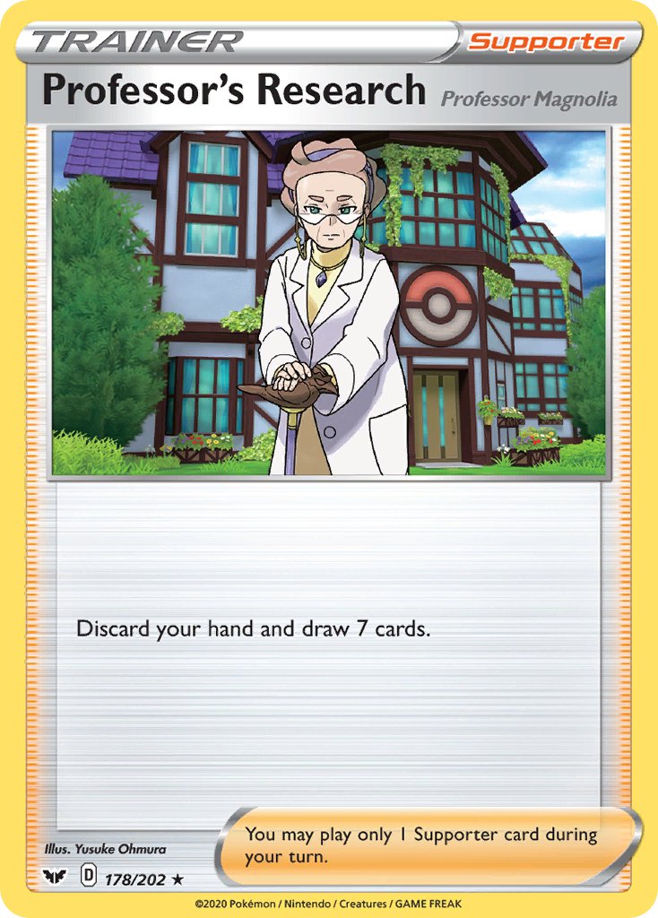 Professor's Research (178/202) [Sword & Shield: Base Set] | Card Citadel