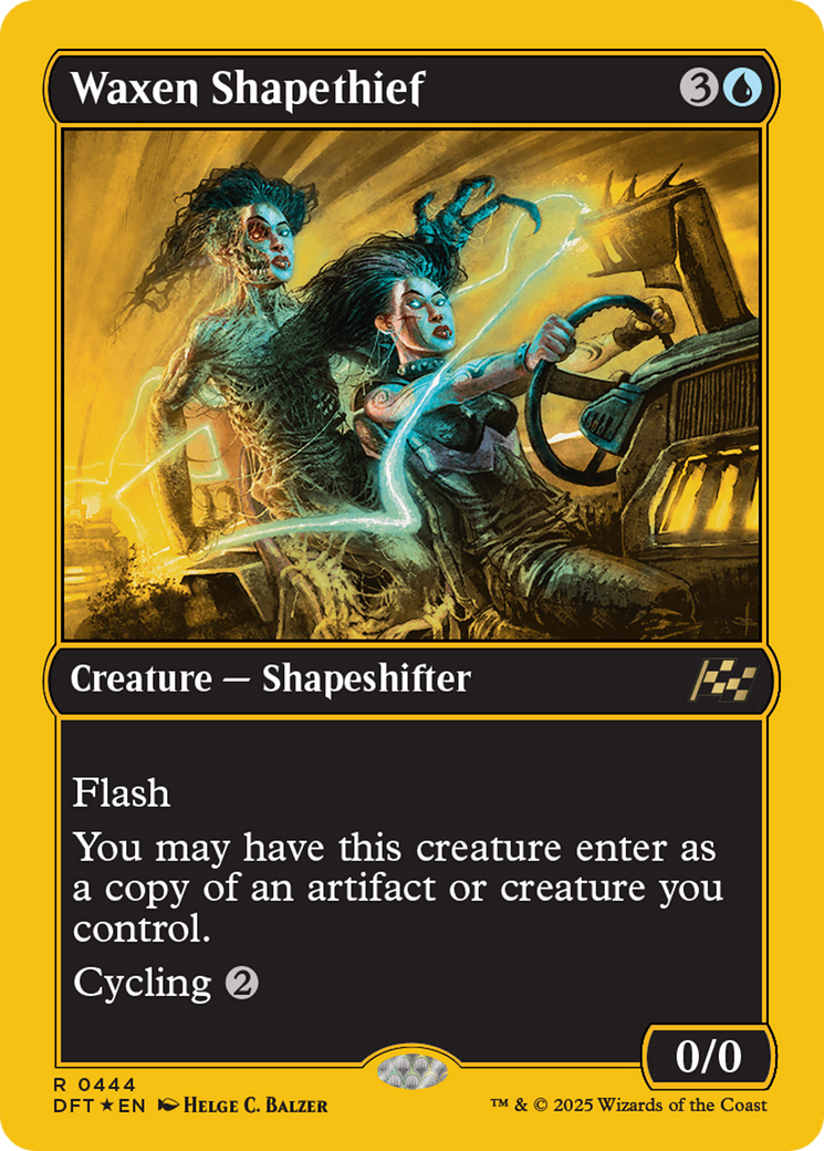 Waxen Shapethief (First-Place Foil) [Aetherdrift] | Card Citadel