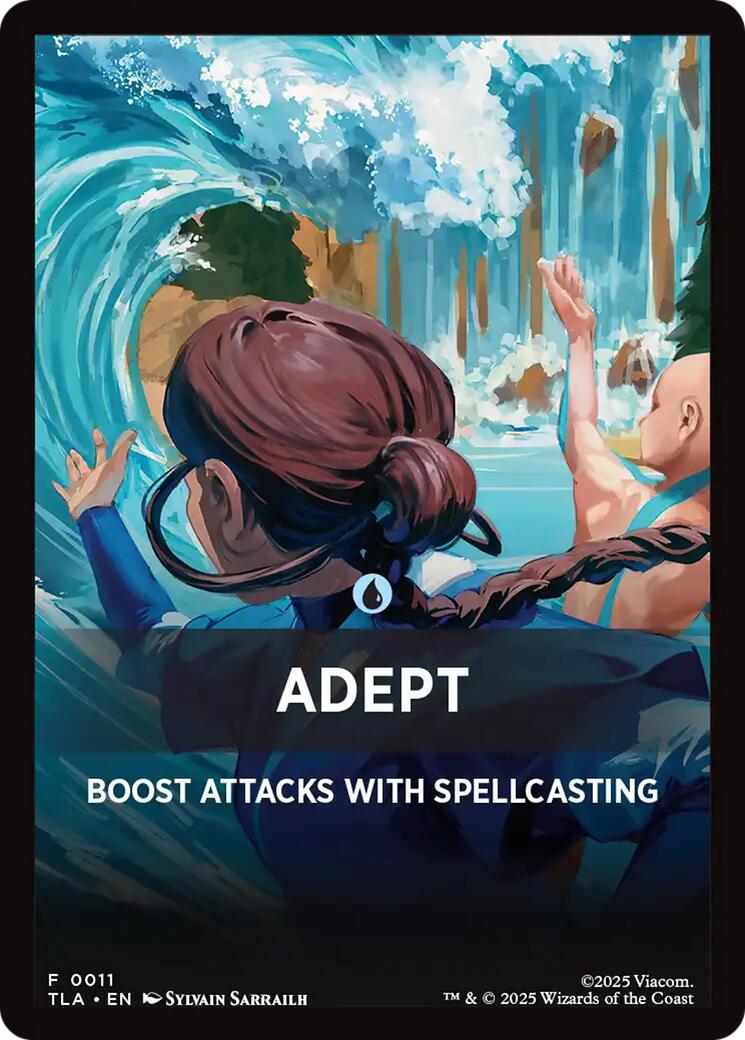 Adept Theme Card [Avatar: The Last Airbender Tokens] | Card Citadel