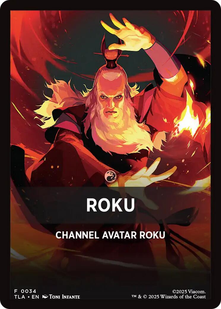 Roku Theme Card [Avatar: The Last Airbender Tokens] | Card Citadel