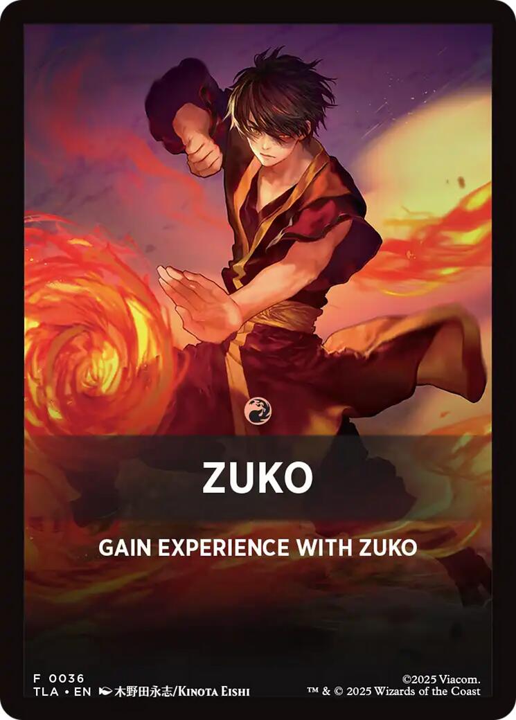 Zuko Theme Card [Avatar: The Last Airbender Tokens] | Card Citadel