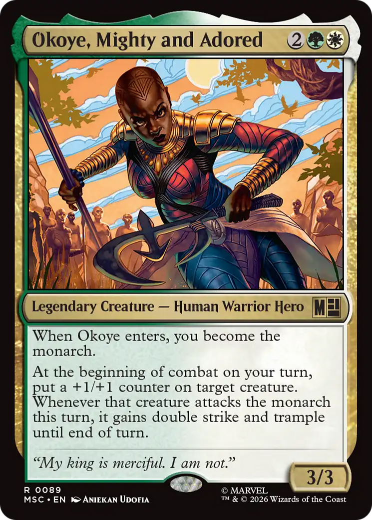 Okoye, Mighty and Adored [Marvel Super Heroes Commander] | Card Citadel