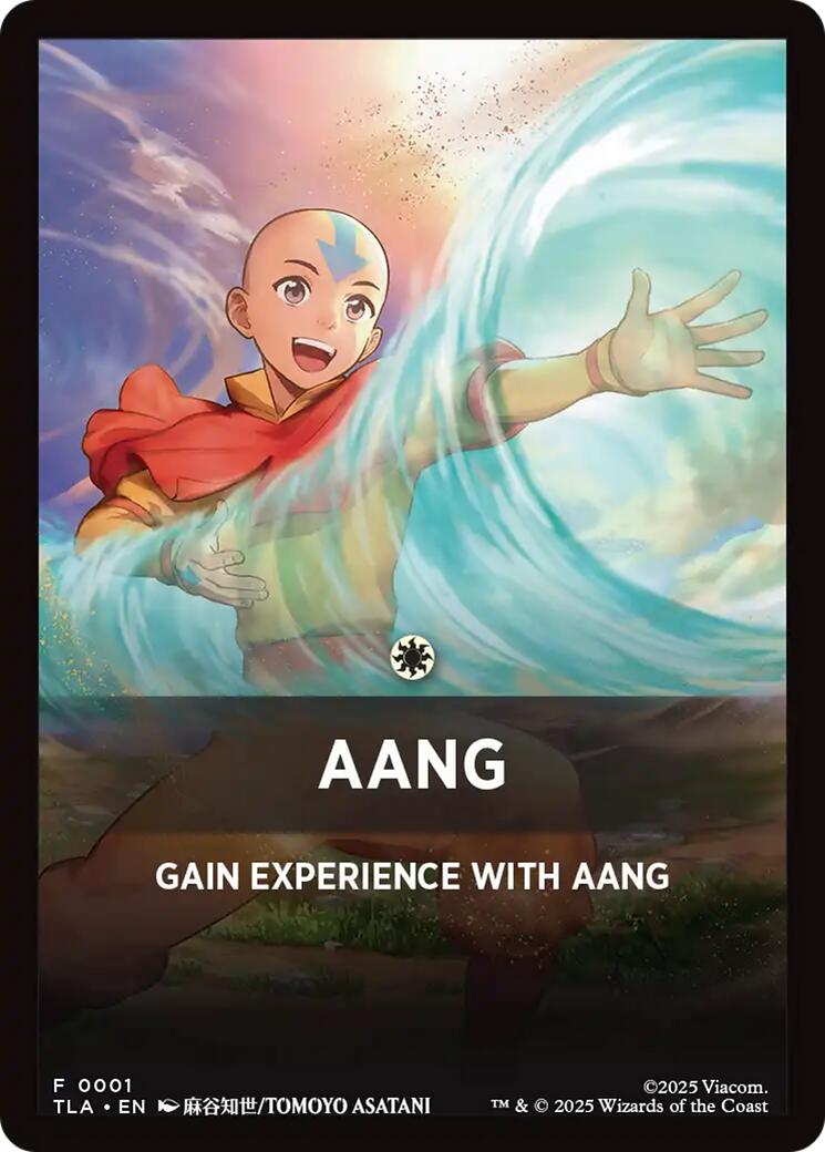 Aang Theme Card [Avatar: The Last Airbender Tokens] | Card Citadel