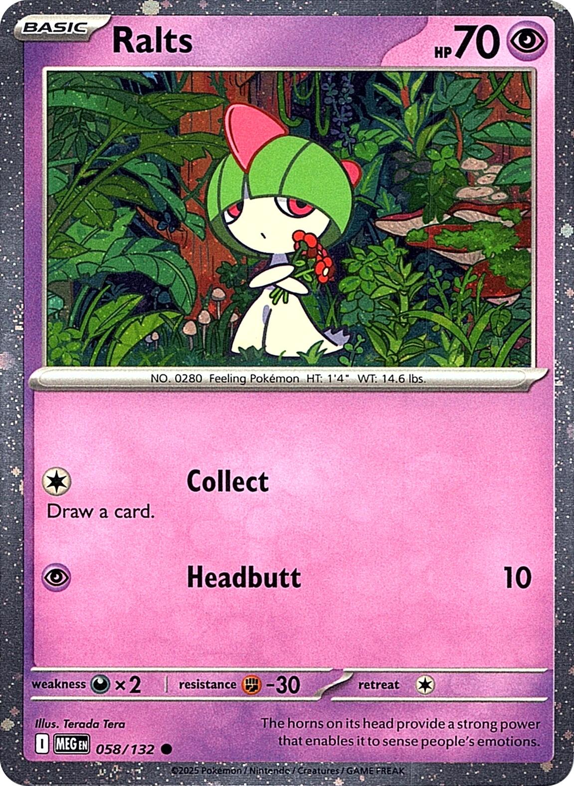 Ralts (058/132) (Cosmos Holo) [Miscellaneous Cards] | Card Citadel