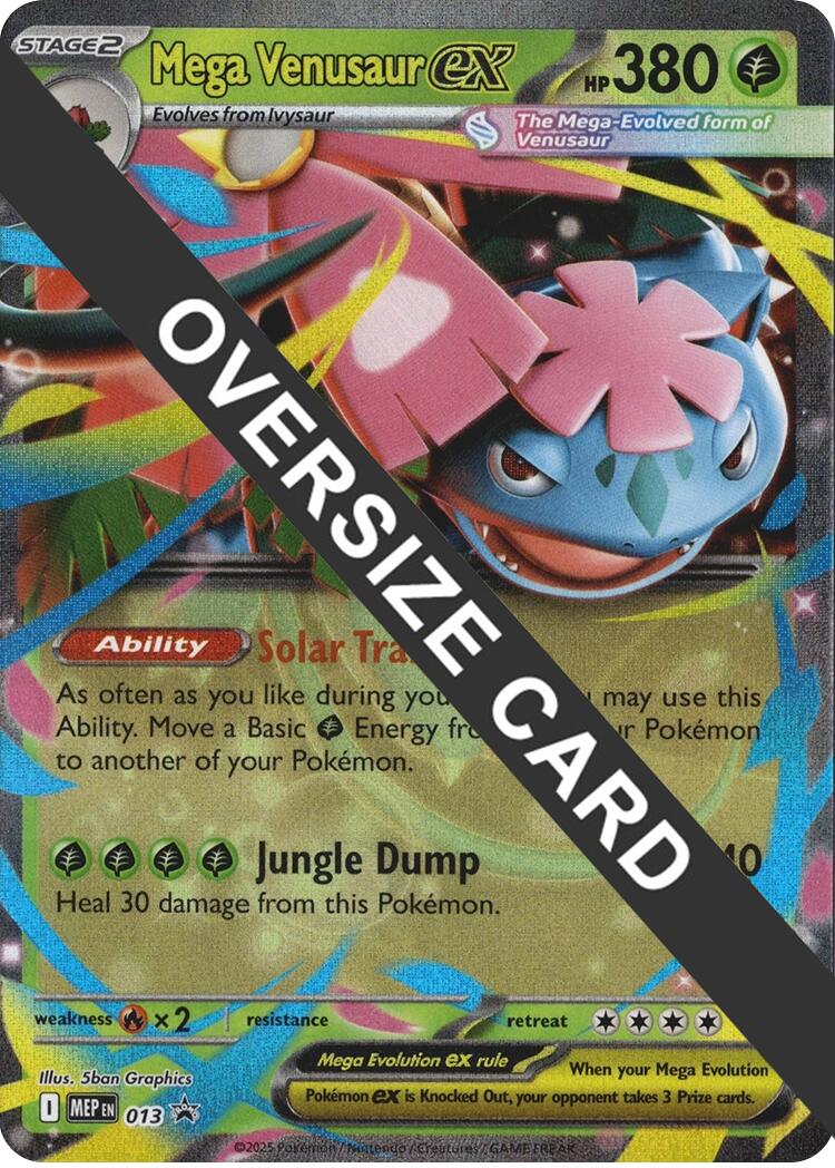 Mega Venusaur ex (013) (Jumbo) [Mega Evolution Promo] | Card Citadel