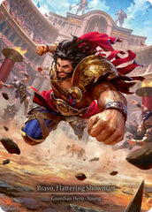 Bravo, Flattering Showman [HER154] (Promo)  Cold Foil | Card Citadel