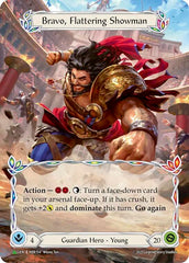 Bravo, Flattering Showman [HER154] (Promo)  Cold Foil | Card Citadel