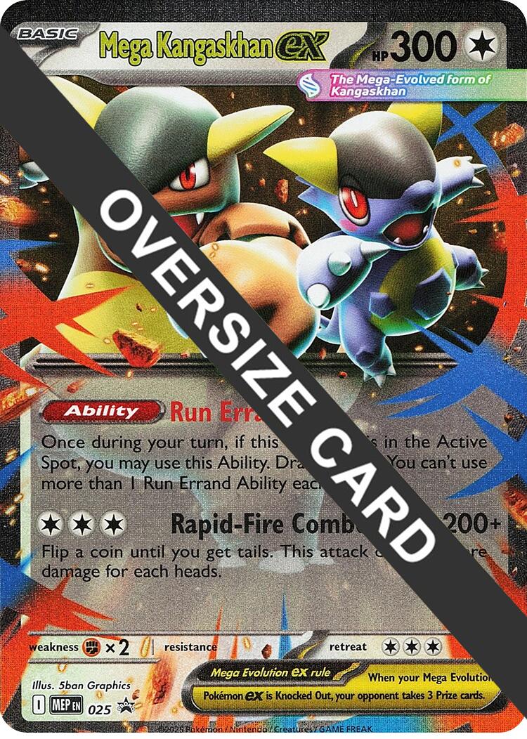 Mega Kangaskhan ex (025) (Jumbo Card) [Mega Evolution Promo] | Card Citadel