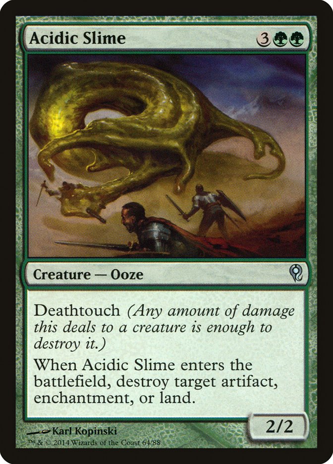 Acidic Slime [Duel Decks: Jace vs. Vraska] | Card Citadel