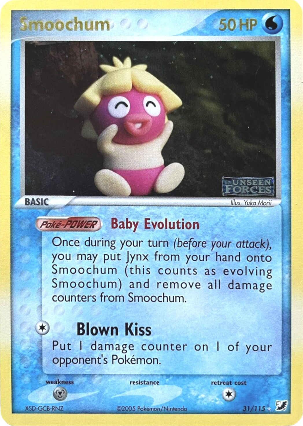 Smoochum (31/115) (Stamped) [EX: Unseen Forces] | Card Citadel