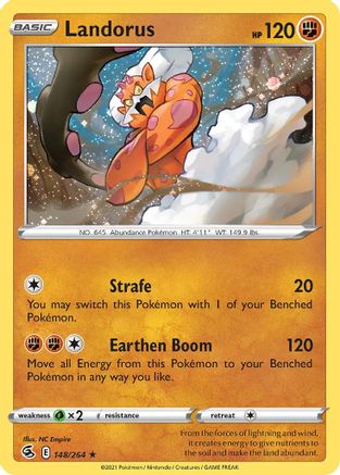 Landorus (148/264) (Cosmos Holo) [Sword & Shield: Fusion Strike] | Card Citadel