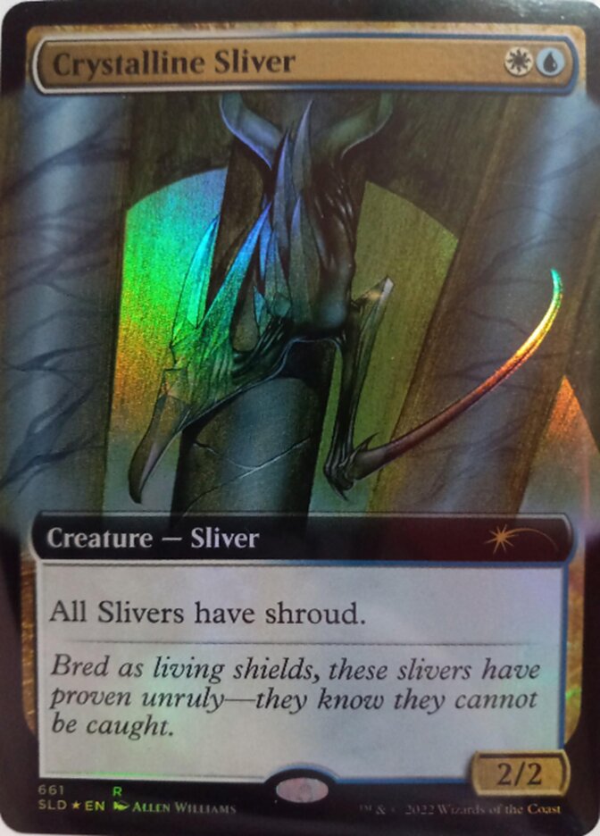 Crystalline Sliver (Extended Art) [Secret Lair Drop Promos] | Card Citadel