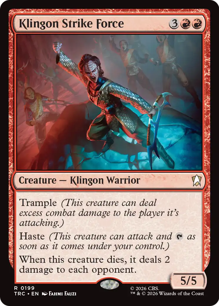 Klingon Strike Force [Star Trek Commander] | Card Citadel