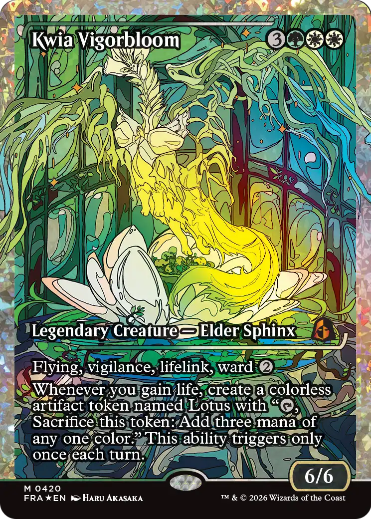 Kwia Vigorbloom (Showcase) (Fracture Foil) (0420) [Reality Fracture] | Card Citadel