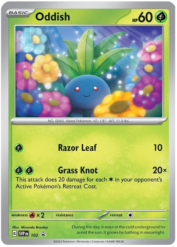 Oddish (102) [Scarlet & Violet: Black Star Promos] | Card Citadel