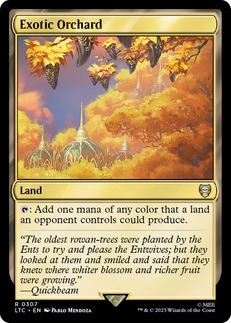 Exotic Orchard [The Lord of the Rings: Tales of Middle-Earth Commander] | Card Citadel