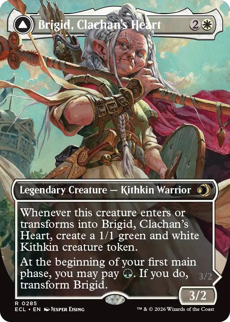 Brigid, Clachan's Heart (Borderless) [Lorwyn Eclipsed] | Card Citadel