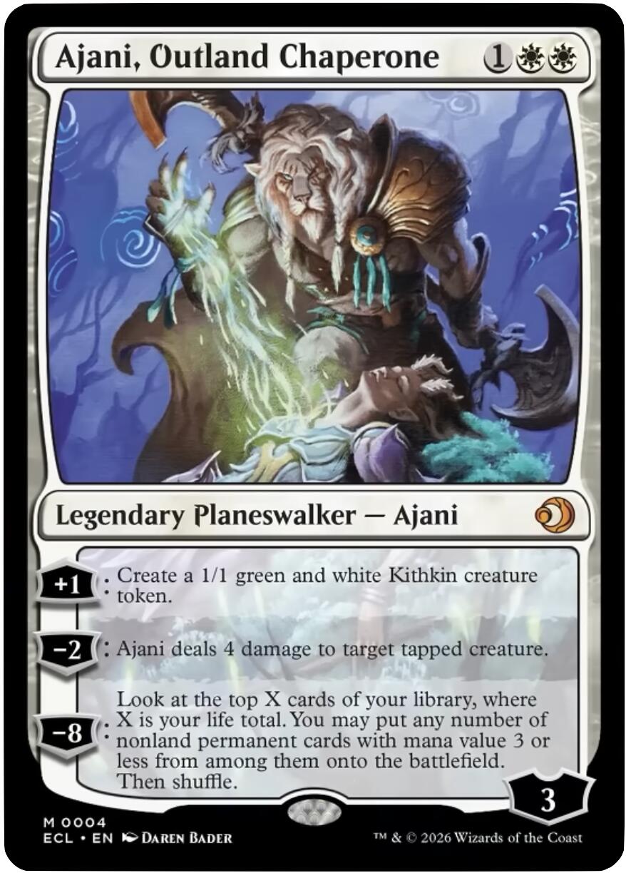 Ajani, Outland Chaperone [Lorwyn Eclipsed] | Card Citadel