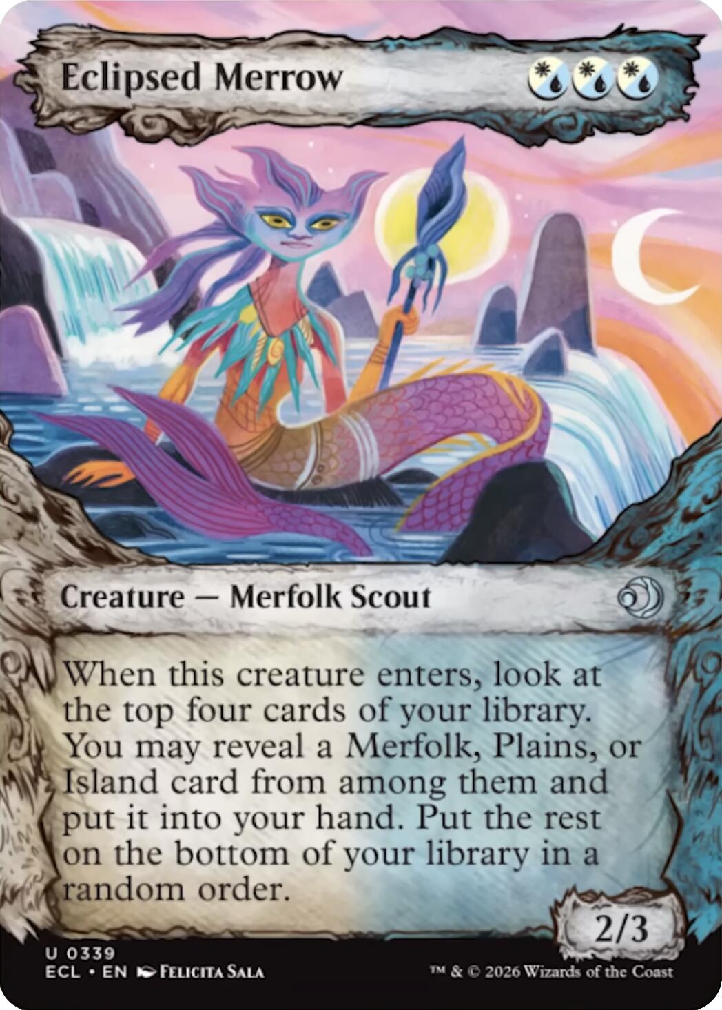Eclipsed Merrow (Showcase) [Lorwyn Eclipsed] | Card Citadel