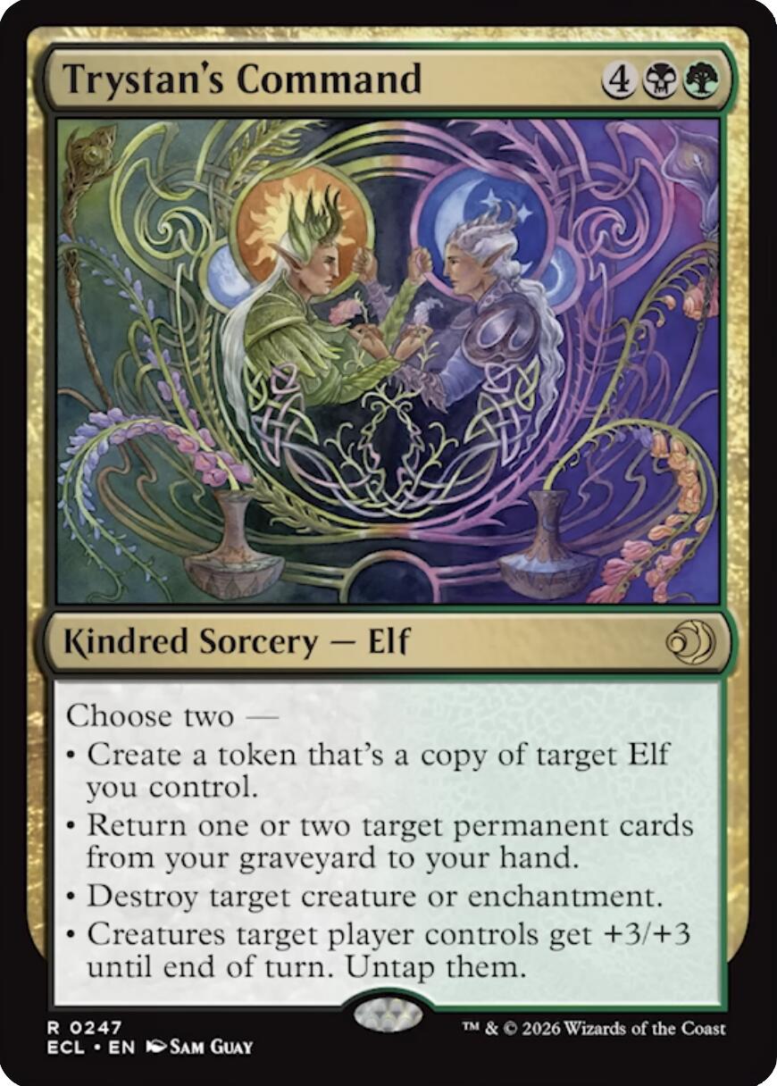 Trystan's Command [Lorwyn Eclipsed] | Card Citadel