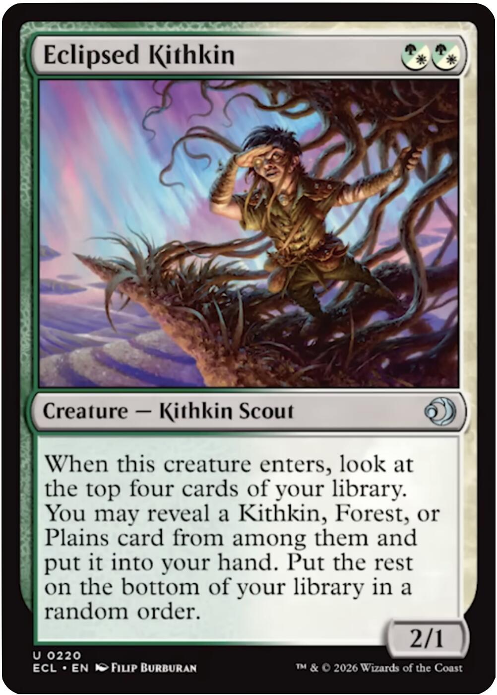 Eclipsed Kithkin [Lorwyn Eclipsed] | Card Citadel