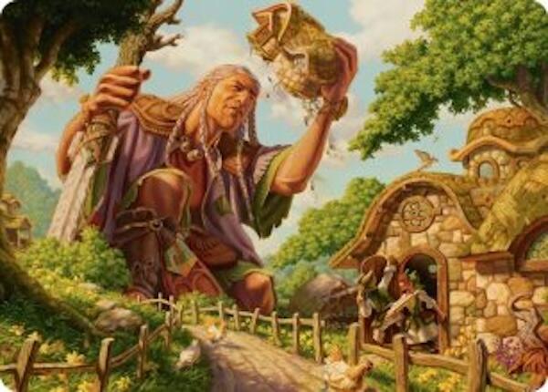 Curious Colossus Art Card [Lorwyn Eclipsed Art Series] | Card Citadel
