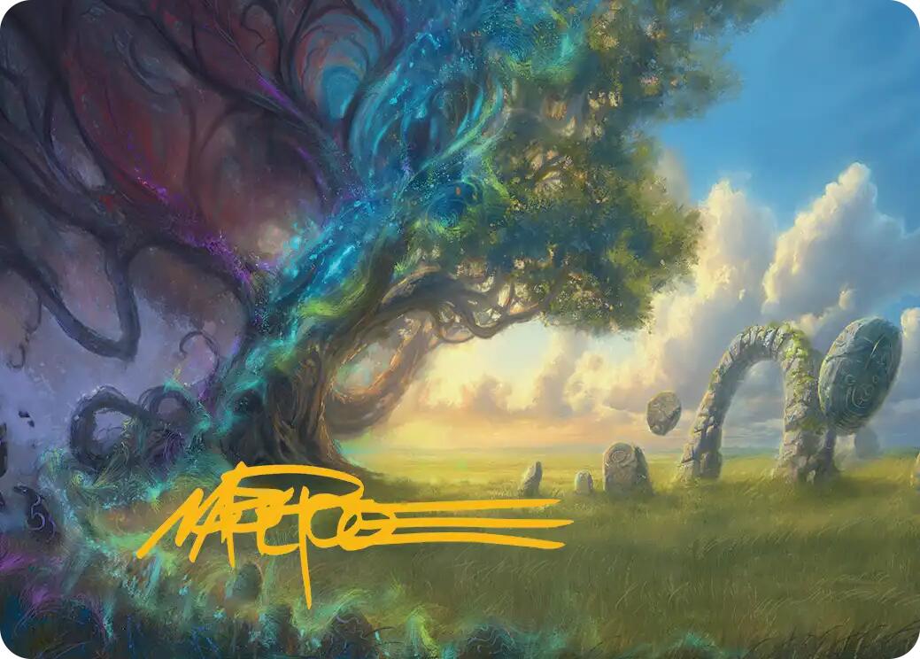 Morningtide's Light Art Card (Gold-Stamped Signature) [Lorwyn Eclipsed Art Series] | Card Citadel