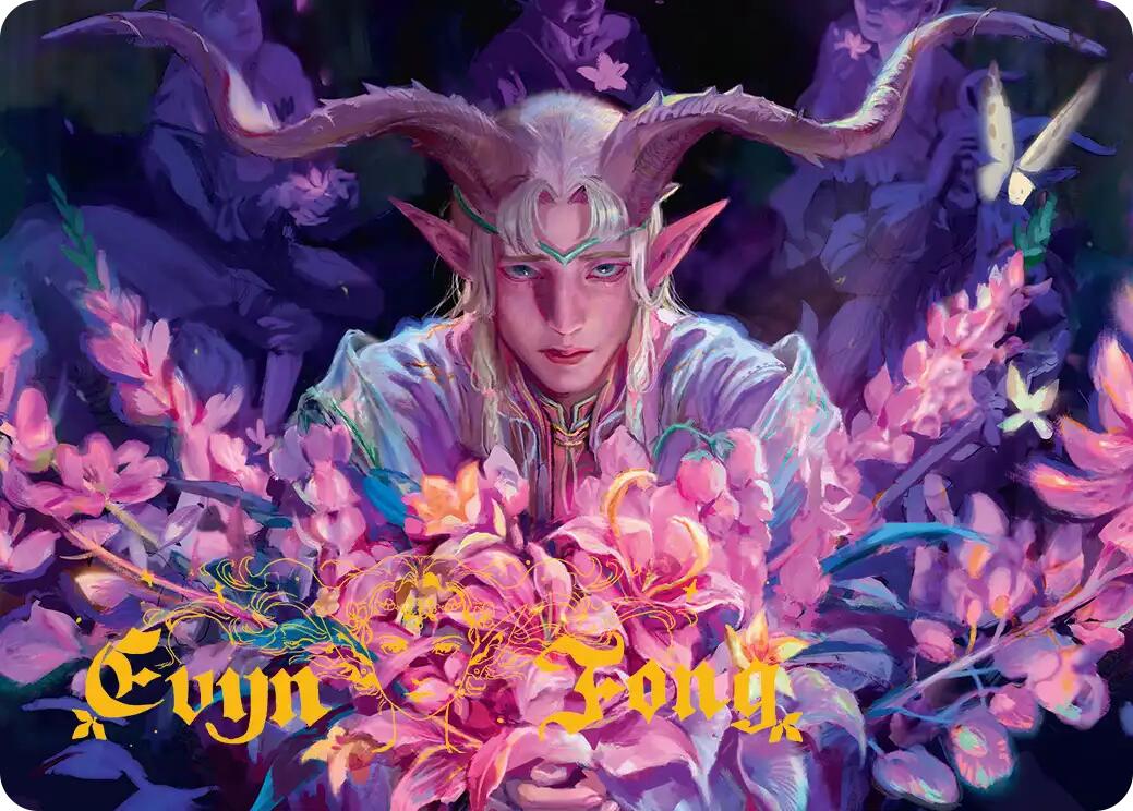 Dawnhand Eulogist Art Card (Gold-Stamped Signature) [Lorwyn Eclipsed Art Series] | Card Citadel