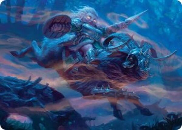 Bristlebane Outrider Art Card [Lorwyn Eclipsed Art Series] | Card Citadel