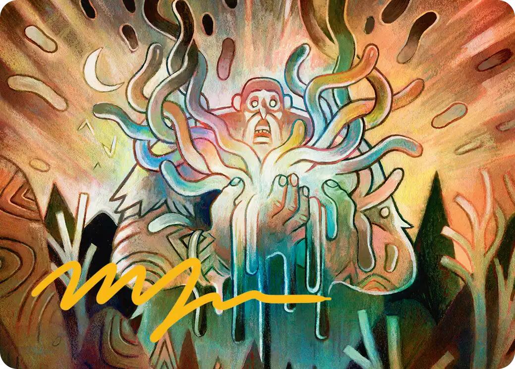 Aurora Awakener Art Card (40/54) (Gold-Stamped Signature) [Lorwyn Eclipsed Art Series] | Card Citadel