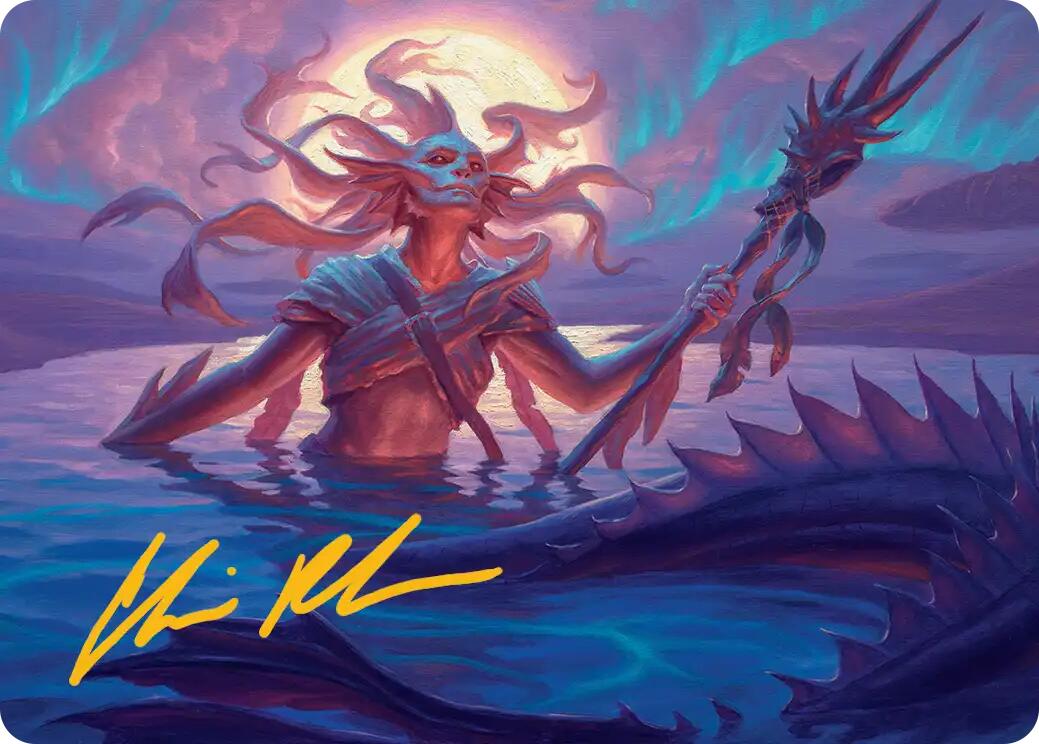 Eclipsed Merrow Art Card (Gold-Stamped Signature) [Lorwyn Eclipsed Art Series] | Card Citadel