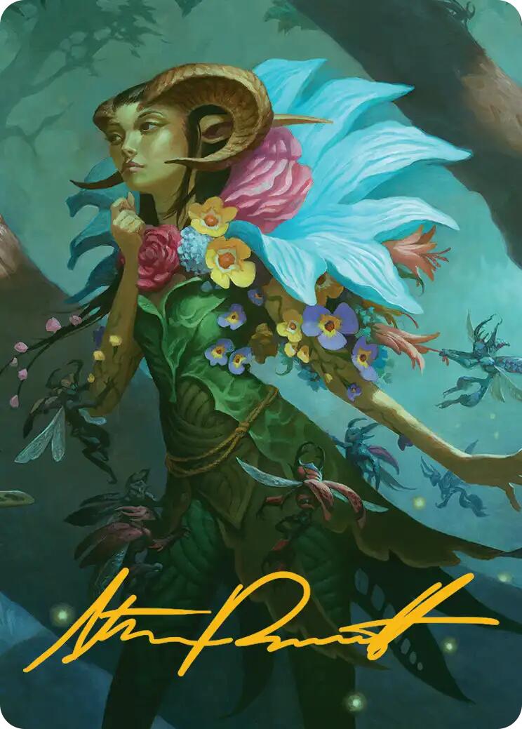 Maralen, Fae Ascendant Art Card (Gold-Stamped Signature) [Lorwyn Eclipsed Art Series] | Card Citadel
