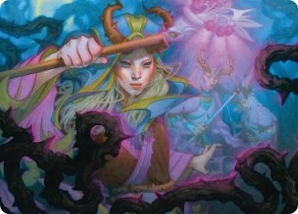 Stoic Grove-Guide Art Card [Lorwyn Eclipsed Art Series] | Card Citadel