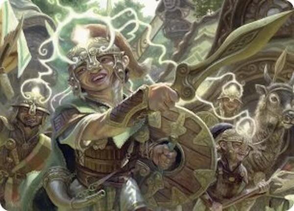 Thoughtweft Lieutenant Art Card [Lorwyn Eclipsed Art Series] | Card Citadel